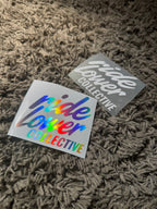 Ridelower compact vinyl sticker